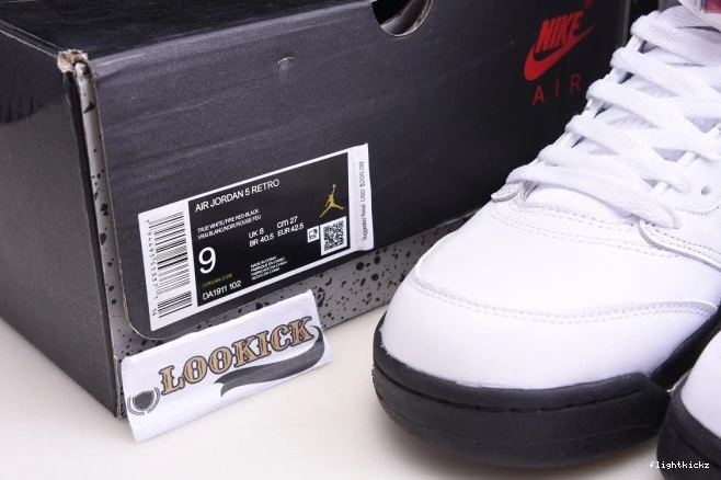 (2020) Red Silver 5 Air Tongue Jordan Retro Fire DA1911-102 1209